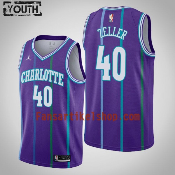 NBA Charlotte Hornets Trikot Cody Zeller 40 Jordan Brand 2019-2020 Hardwood Classics Swingman - Kinder NBA Charlotte Hornets Trikot Cody Zeller 40 Jordan Brand 2019-2020 Hardwood Classics Swingman - Kinder
